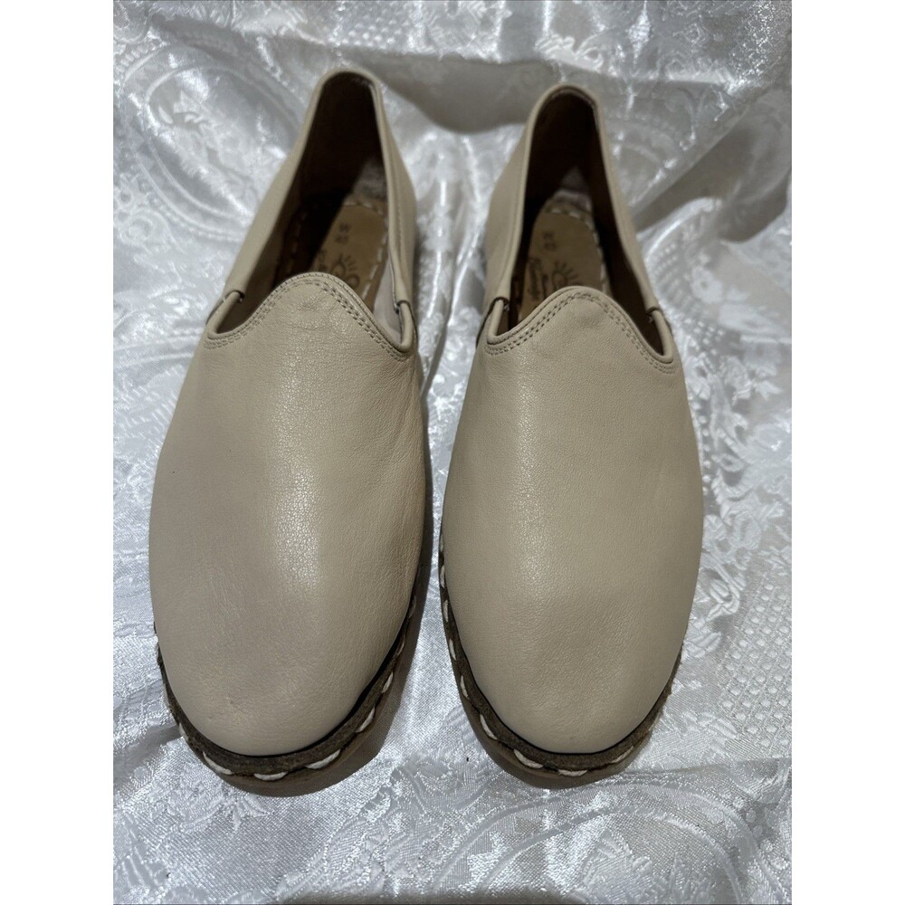 Sabah Women's Stone Leather Shoes Size 43w